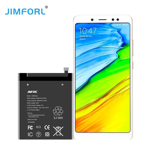 OEM BN45 Li-ion Polymer Battery for Redmi Note 5 & Note 5B 3900/4000mAh Digital Replacement in Stock 12-Month Warranty