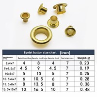 Cross-border Supply Iron High-leg Jewelry Clasps 410 mm for Leather Goods Belt Bag Hole Fasteners with Extended-length