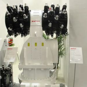 Accessori per Escavatore, Macchina per Demolizione Rocce, Scavo e Trincea, Testa di Taglio Doppia BM150, Fresa a Tamburo Trasversale - Product Image 1