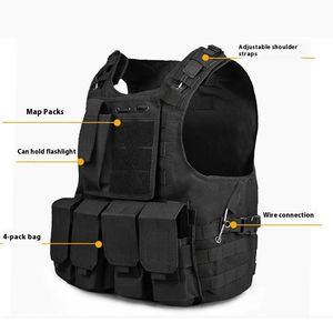 เสื้อกั๊กยุทธวิธี PUBG MOLLE แบบพิเศษ กันน้ำ ทำจากผ้า Oxford  อเนกประสงค์ ลายพรางหน่วยรบพิเศษ พร้อมกระเป๋าเสื้อกั๊กยุทธวิธี - Product Image 6