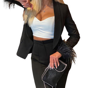 Женский эластичный костюм для отдыха, прямая цена от производителя, подходит для поездок на работу и банкетов - Product Image 1