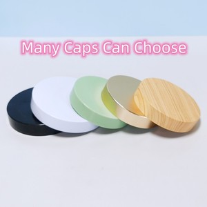 Wholesale 50ml 80ml 100ml 150ml 200ml 500ml PET Clear Cosmetic Cream Jars Plastic <b>Body</b> <b>Scrub</b> Container with Black Lids - Product Image 4