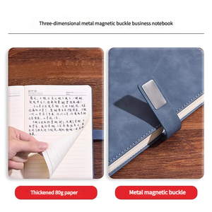 Đơn giản dày bìa cứng nhiệt chủ đề may A5 Tạp Chí agendas Quà Tặng máy tính xách tay thiết lập với bút - Product Image 3