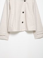 SHENZHU 2026 Nouvelle Veste Décontractée Printemps Femme à Col Montant et Boutons, Polyvalente et Tendance, Manches Longues 6318293