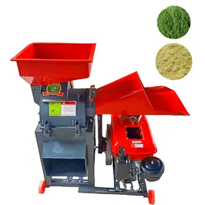Crusher grinder silage straw Manual Animal feed farm Hand Silage machine Chaff cutter And Hammer mill diesel maize hammer mill