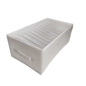 Amazon hot sell Wardrobe Clothes Organizer Closet Organizers and Storage Baskets Mesh Clothes Storage Organizer for Thin Jeans