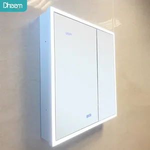 제조업체 품질 보증 욕실 보관 기능 긴 직사각형 면도 Led 거울 캐비닛