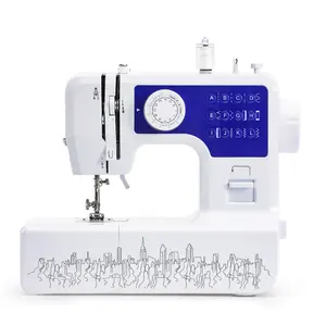 JG-1602 Electrical Portable Overlock Sewing Machine With 12 Stitches