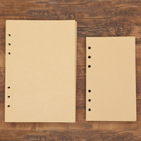 Nouvelle conception créative, papier de remplissage écologique à 6 anneaux pour feuilles mobiles A4/B5/A5/A6/A7, pour carnet, agenda et classeur à 6 trous
