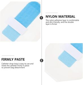 <span class=keywords><strong>Pansement</strong></span> imperméable pour stabilisation de cathéter, support de poche urinaire pour jambe, dispositif de fixation adhésif à boucles auto-agrippantes, manchons de cathéter EOS - Product Image 3
