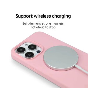 เคสสำหรับ iPhone 16 PRO MAX ซิลิโคนเหลว iphones แม่เหล็ก16 PLUS 15 14 13 Pro 12 11เคสอุปกรณ์เสริม2024โทรศัพท์ - Product Image 5