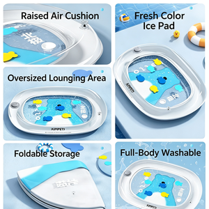 Dog Water Mattress Pet Large Inflatable Ice Cushion Summer Anti Grab Cooler Thicker Anti Grab Toy Dog Anti Grab Cooler - Product Image 2