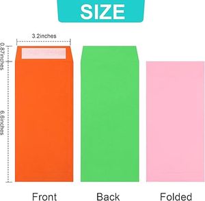 Enveloppes en espèces-Enveloppes pour économiser de l'argent Défi, enveloppes d'argent de 3.2x6.6 pouces pour la budgétisation, les pièces, les chèques, les cartes-cadeaux et les billets - Product Image 3
