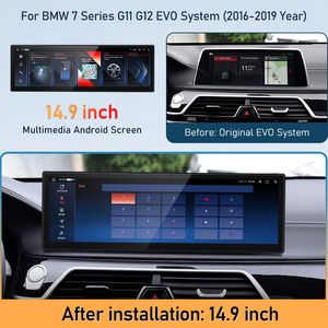 เครื่องเล่นวิดีโอมัลติมีเดียติดรถยนต์ stwei 14.9นิ้วสำหรับ <span class=keywords><strong>BMW</strong></span> <span class=keywords><strong>7</strong></span> Series สเตอริโอ G12 G11 4G WiFi CarPlay แอนดรอยด์ - Product Image 4