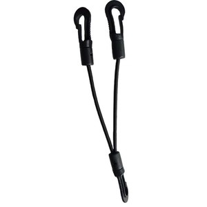 Corde élastique en nylon de 5 mm, 12 m, avec 3 crochets pour le regroupement d'équipements de plein air, utilisation universelle - Product Image 2