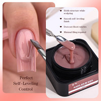Gel de construction Hanyinails sans HEMA, 48 couleurs, faible chaleur, auto-nivelant, haute dureté, pour extension d'ongles
