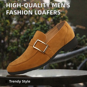 Chaussures de ville classiques pour hommes, style automne-printemps, de marque, de haute qualité, confortables, mocassins bateau à bout pointu - Product Image 2