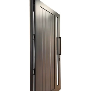 <span class=keywords><strong>Florida</strong></span> Hot Bán Nhôm Bão Tác động Đu Lối Vào Cửa Khung Bản Lề Patio Tối Giản Thiết Kế An Toàn Cửa Trước - Product Image 6