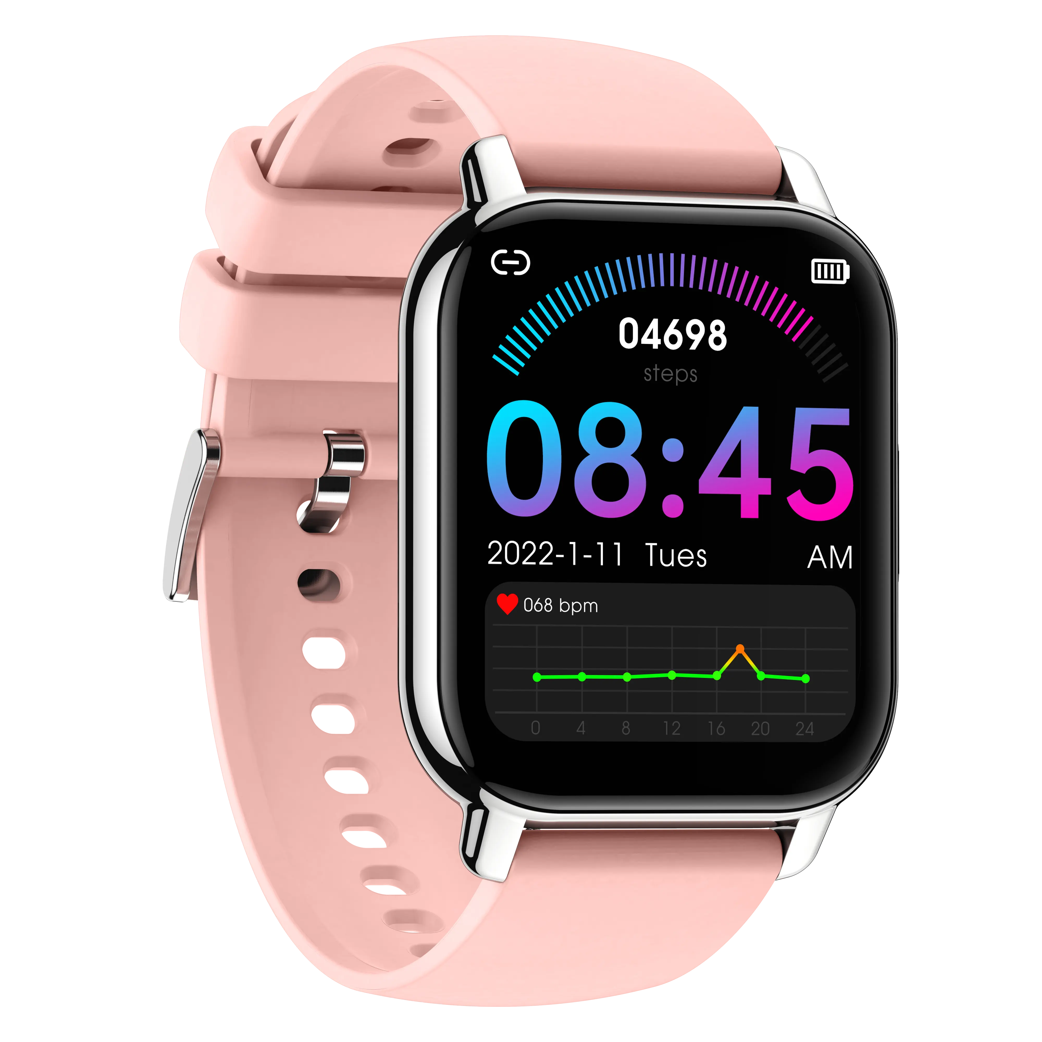 שעון חכם NX9 ניטור בריאות מסך מגע מלא תואם בלוטות' שעון דופק חכם עבור אנדרואיד iOS
