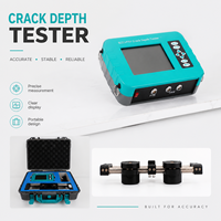Medidor Digital de Profundidad de Grietas en Concreto, Probador Ultrasónico Portátil con Pantalla LCD para Inspección de Estructuras de Concreto