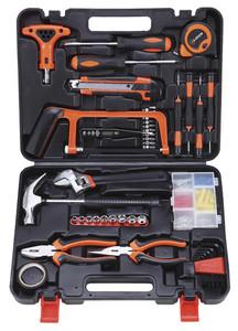 Ensemble d'<span class=keywords><strong>outils</strong></span> multifonctionnels de haute qualité en acier au carbone pour la maison, les électriciens, les charpentiers, boîte à <span class=keywords><strong>outils</strong></span> de réparation portable - Product Image 5