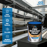 Peinture ignifuge de qualité industrielle pour la protection des câbles de tunnels, des installations électriques et des réseaux électriques