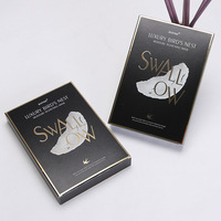 Boîte d'emballage de cosmétiques à l'encre de soja de luxe masque personnalisé crème pour le visage soin de la peau rouge à lèvres boîte en papier cadeau pliable avec logo tamponné à chaud