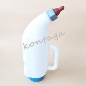 Botella de Plástico de 2.5L para Bebés, Botella de Leche para Vacas, Biberón de Boca Curva para Terneros, Bebedero para Vacas, para Leche o Agua - Product Image 5