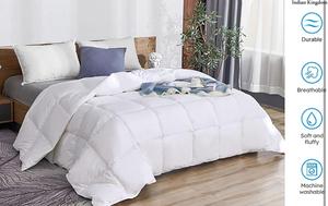 Juegos de edredón de lujo Queen King Size Ropa de cama de microfibra suave con almohada Calidez para todas las estaciones OEM disponible - Product Image 2