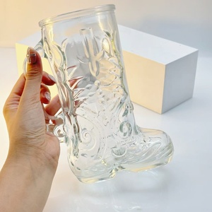 Bán buôn 45ml Giày rỗng khởi động thiết kế chai thủy tinh nhỏ người giữ ngọn nến cho sáp thơm quà tặng lọ Nhà cung cấp - Product Image 6