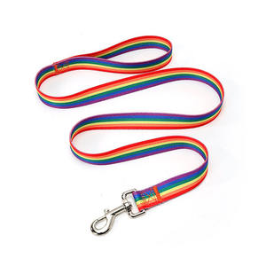 <span class=keywords><strong>Collar</strong></span> personalizable colorido personalizado impresión diseñador Arco Iris perro con logotipo - Product Image 5