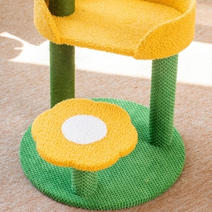 Usine En Gros Chat Jouet Meubles Moderne En Bois Multi-Couche Plate-Forme Haute Avec Sisal Corde Poteaux À Gratter Arbre À Chat Maison Tour - Product Image 4