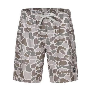 Men's <b>Camouflage</b> Print Board <b>Shorts</b> Mid Waist Drawstring Quick Dry Casual <b>Short</b> Length Polyester Swim Trunks - Product Image 4