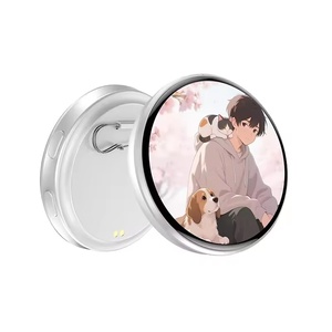Badge électronique Gamegaga 2026 E87 avec écran IPS HD, photo/GIF/vidéo personnalisable, écran tactile intelligent, BT 5.0, badge électronique pour cadeau - Product Image 3