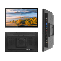 21.5 ''21 22 pouces PC industriel IP65 avant étanche VESA AG panneau de verre PC tout en un écran tactile avec Linux Ubuntu OS I7 USB