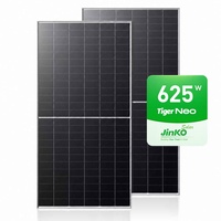 Panneaux solaires monocristallins Jinko type N 625W 630W 585W 600W 650 Watt pour la maison