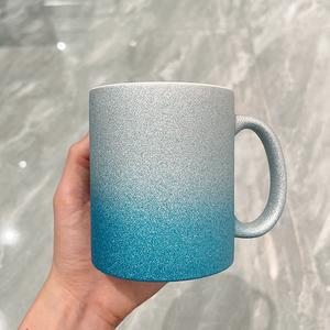Logotipo personalizado 11oz sublimación brillo <span class=keywords><strong>taza</strong></span> colorida cerámica <span class=keywords><strong>foto</strong></span> <span class=keywords><strong>taza</strong></span> para prensa de calor - Product Image 2