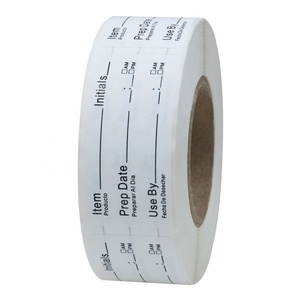 Hybsk 1x2 inch Thời hạn sử dụng nhãn cho thực phẩm luân chuyển sử dụng bằng cách chuẩn bị thực phẩm dán chuẩn bị ngày tổng số 500 nhãn mỗi cuộn - Product Image 5