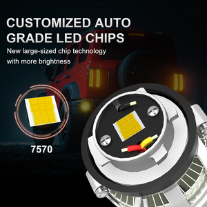 Faro <span class=keywords><strong>Antiniebla</strong></span> LED Superbrillante L1B 120W 13000lm Sistema de Iluminación Automotriz Versión Mejorada Luz Blanca y Amarilla para Toyota <span class=keywords><strong>Honda</strong></span> - Product Image 4