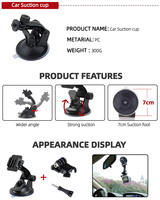 Kit combiné d'accessoires d'origine Kitway pour ensemble d'accessoires pour caméra d'action et de sport Hero 10 9 12