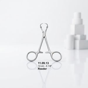 Pinza Hemostática Roeder de ROEDER GENERAL SURGERY, 13 cm (5 1/8 pulgadas), Instrumento Quirúrgico Manual Clase I - Product Image 1