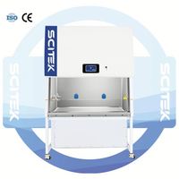 Cabina de seguridad biológica SCITEK Clase I con controlador de microprocesador, pantalla LCD, filtro HEPA, superficie de trabajo de 750 mm de altura para laboratorio