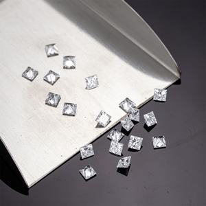 Prix d'usine en gros 1,5x1,5mm~4x4mm DEF/VS Diamants en vrac taille princesse Melee Diamant de laboratoire cultivé - Product Image 2