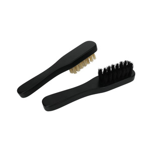 <b>Shoe</b> Brush Set 2 Pieces Horse Hair <b>Soft</b> Bristle For <b>Shoe</b> Cleaning And Dust Removal Modern Simple Design - Product Image 2