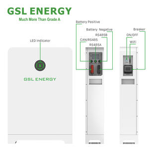 GSL 에너지 16.38kwh 48V 리튬 이온 배터리 IP65 보호 클래스 가정용 BMS 보호 MSDS 인증 48v Lifepo4 배터리 - Product Image 2