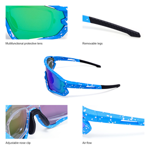 MTB Cycling <strong>Sunglasses</strong> Custom OTG UV400 Anti Slip Outdoor <strong>Polarized</strong> <strong>Sports</strong> <strong>Sunglasses</strong> - Product Image 6
