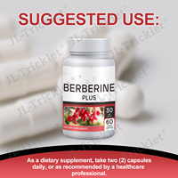 Capsules de berbérine Julong OEM, berbérine HCL plus supplément antioxydant, soutien immunitaire et digestif, santé du poids, pour hommes et femmes