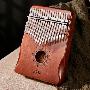 Kalimba de 17 tonos de alta calidad, piano de pulgar con diseño de sol, piano de dedo de madera de palisandro, instrumento musical para principiantes y amantes de la música. - Product Image 4
