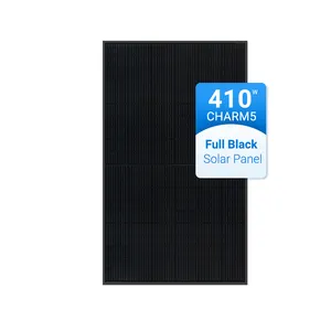 EU 주식 Lovsun 400 와트 모든 블랙 태양 전지 패널 단결정 410 모노 태양 전지 패널 400 w 도매 태양 전지 패널 제조 업체