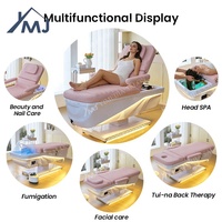 Lit de salon électrique pour lavage de cheveux, shampooing, traitement facial, lit pour cils, lit de spa japonais pour la tête